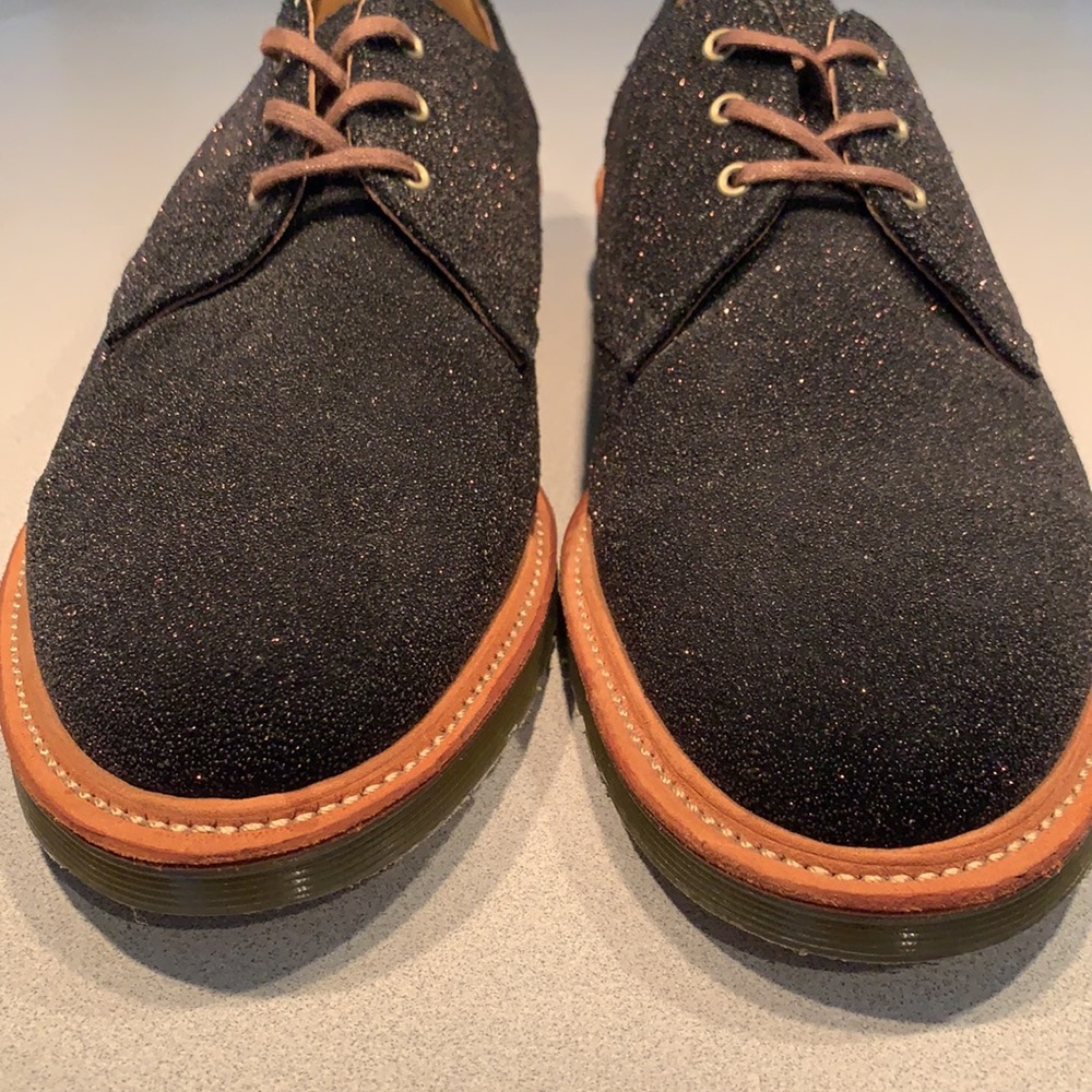 🎉SOLD ELSEWHERE!🎉 Dr. Martens Airwair Sparkle Black Oxford - Picture 2 of 10